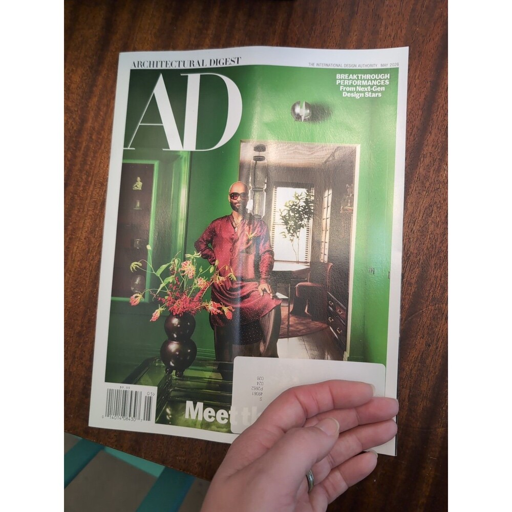 Architectural Digest Magazine AD May 2026 NEW Mark Grattan in Brooklyn Next Gen